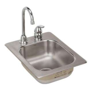   20 Gauge Single Bowl Drop in Sink13x17x5.5 2 Holes in Stainless Steel