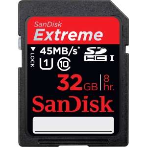   032G A21 32GB Extreme HD Video SD Card SanDisk 619659064761  
