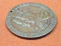 British English England 1911 Coronation Medal Badge  