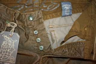 Stitchs Nebraska Rust Gold Brown Jeans corduroy flare  