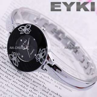 Stainless Steel watch case with stainless steel band decorates 