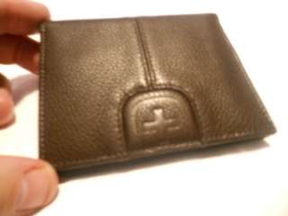 Swiss Army,Wenger Brown Genuine Leather Front Pocket Wallet,Style804 