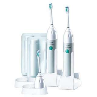 Philips Sonicare Essence with Quadpacer, includes two handles, three 