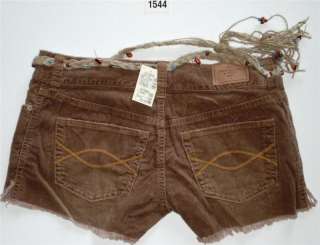 Womens Junior Abercrombie & Fitch Shorts Size 2 NWT  
