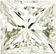   41 CT VS2 PRINCESS SHAPED NATURALLY MINED LOOSE WHITE DIAMOND  
