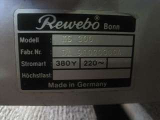 Rewebo KS 300 Aufschnittmaschine, Schneidemaschine, Incl.19%MwSt 
