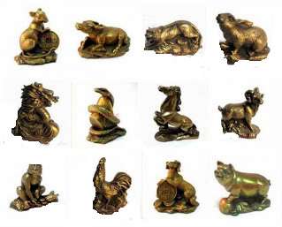 Chinese Zodiac 12 animals for a 12 Year Cycle  