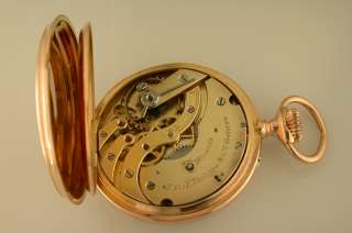 COLLECTABLE PATEK PHILIPPE POCKET WATCH 18K.YELLOW GOLD WITH BEAUTIFUL 