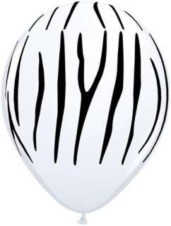 25 x Safari Animal Print   Zebra Print Qualatex Latex 11 Balloons £ 