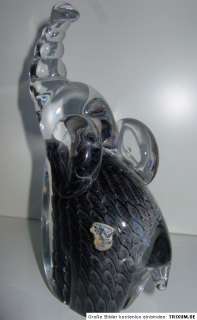 Paperweight Artglass Sweden Ronneby Elefant Marcolin  