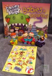 RUGRATS Lot   3 Toys & Book Nickelodeon Cartoon 1998  