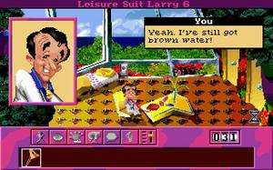 Leisure Suit Larry 6 + Manual PC classic adventure game  