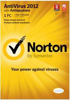 Norton Anti Virus 2012 For Win 7, XP & Vista Brand New Latest Version 