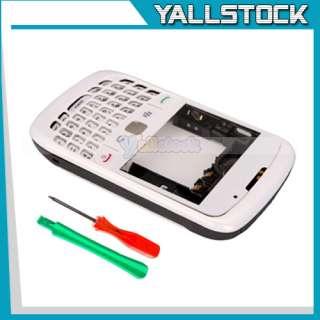   Housing Case Cover Faceplate for Blackberry Curve 8520 White + Tools
