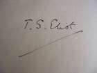 ELIOT POEMS 1909 25 SIGNED LIMITED FIRST EDITION