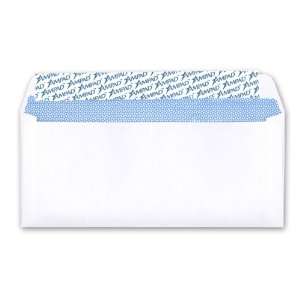  Ampad #10 Security Envelope, 24 Pound Paper, White Wove 