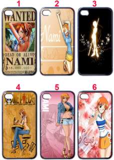  Nami One Piece Anime Apple iPhone 4 Case (Black)