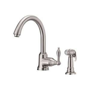 Danze Single Handle Kitchen Faucet with Spray D401540SS 