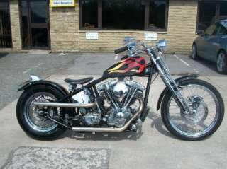 Harley Davidson shovelhead oldskool hardtail bobber  