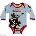 NEW Star Wars YODA Baby Bodysuit BNWT Fabric Flavours l
