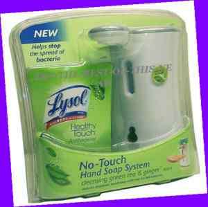 LYSOL Hand Soap Touch No Touch Green Tea Ginger NEW  