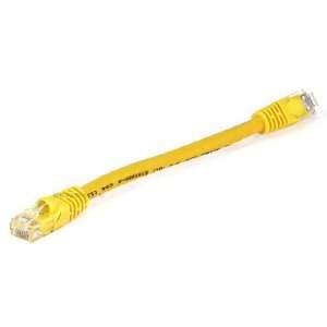  0.5FT Cat6 550MHz UTP Ethernet Network Cable   Yellow 