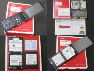 DOCOMO FUJITSU F 02D 16 MP HD 3D WATERPROOF BLACK MOBILE CELLPHONE F 