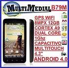 CELLULARE CECT SMARTPHONE B79M DUAL SIM UMTS ANDROID 4.0.3 WI FI GPS 8 