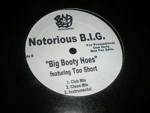   NM 12 LP   NOTORIOUS B.I.G./BIGGIE Big Booty Hoes/Hope