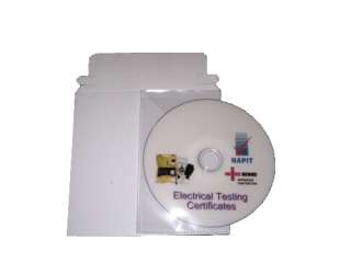 ELECTRICAL TESTING CERTIFICATES 17TH EDITION TEST CERT  