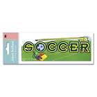 Jolees Title Waves Sports Team Soccer Mom 3D Stickers