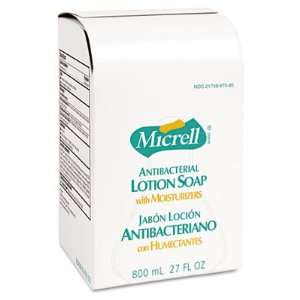 GOJO MICRELL Antibacterial Lotion Soap Refill, Unscented Liquid, 800 