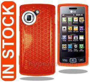 Orange Hydro Silicone Gel Case for LG GM360 Viewty Snap  