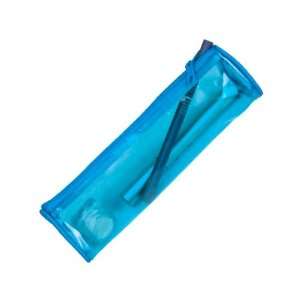  Transparent tube/pen holder with zipper closure. Office 