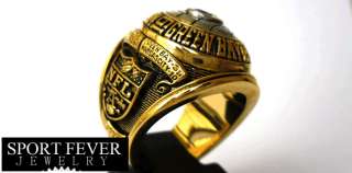 Green Bay Packers 1966 Super Bowl gold plated championship ring  