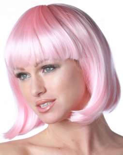 Deluxe Pink Charm Wig Adult  Wigs Women Hats, Wigs & Masks for 