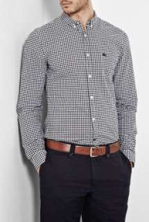Burberry Brit  Navy Gingham Cotton Niall Shirt by Burberry Brit