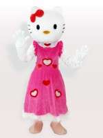 Hello Kitty in Pink Dress Adult Mascot Costume