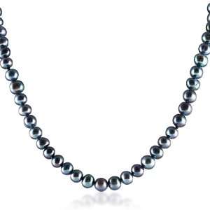  18 Peacock Pearl Strand Necklace Jewelry