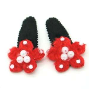  Red / Baby/ Toddler /Girl Flower Shaped with Shiny 