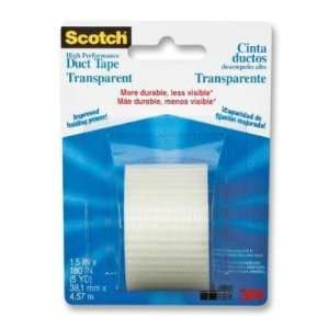  3m Scotch Transparent Duct Tape MMM2105CD