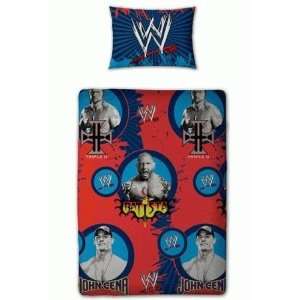  WWE Rotary Single Bed Duvet Quilt Cover Set