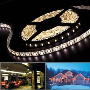  Flexible 300 SMD LED Strip Rope Light 16.4 5 Meters Warm 