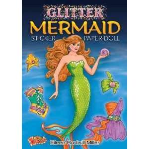  Glitter Mermaid Sticker Paper Doll[ GLITTER MERMAID 