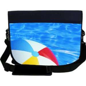 Beach Ball in Pool Design NEOPRENE Laptop Sleeve Bag 
