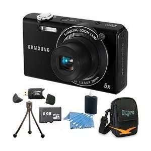  Samsung SH100 Black 14.2 MP Digital Camera, Wide Angle 5x 