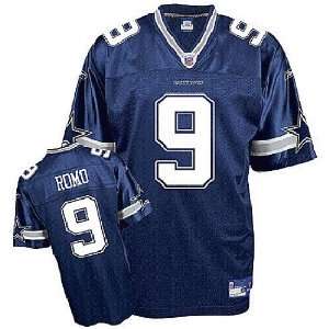 Tony Romo Dallas Cowboys Adult #9 Blue NFL Replica Football Jersey By 