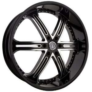  VERSANTE VE226 24x9.5 TAHOE SILVERADO Wheels Rims Black 