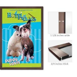 Slate Framed Hotel For Dogs Puppy Love Dog Poster Fr24728 G  