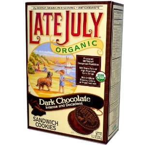 Late July   Organic Sandwich Cookies   Dark Chocolate   8.3 oz